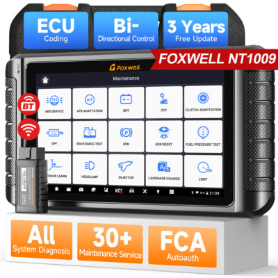 Profi KFZ OBD2 Diagnosegerät ALLE SYSTEM ECU Codierung 30+ Reset Foxwell NT1009