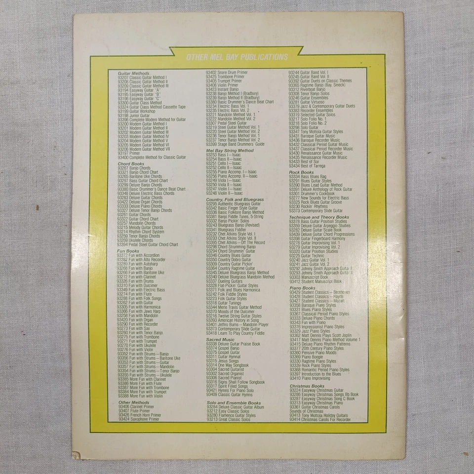 Libro de canciones raro 1975 de colección Mel Bays DIVERSIÓN CON EL ACORDEÓN partituras Foto 2 de 4