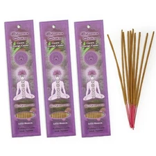 Prabhuji's Gifts Crown Chakra Sahasrara Incense Sticks - 3 packs of 10