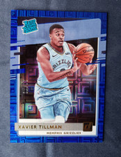 2020-21 Xavier Tillman RC ROOKIE PANINI DONRUSS GRIZZLIES CHOICE BLUE PRIZM /49