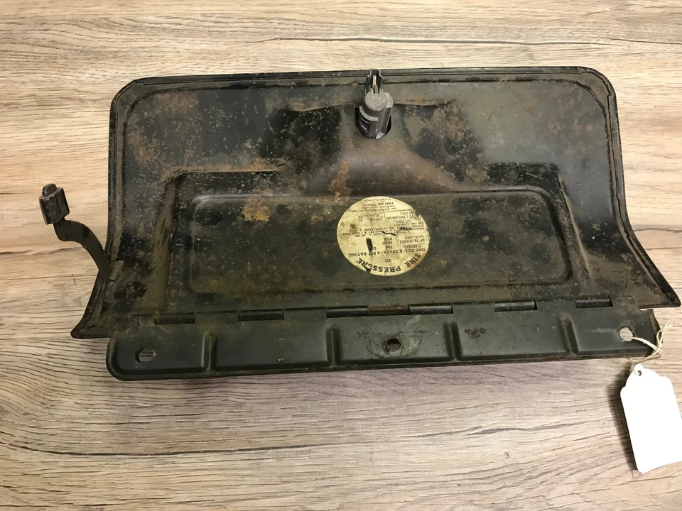 1968 68 1969 CHEVROLET IMPALA SS ПЕРЧАТОЧНЫЙ ЯЩИК ДВЕРИ OE GM (ЧЕРНЫЙ) - Изображение 2 из 2