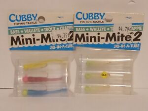 Lot Of 2 Cubby Mini - Mite 2 Jigs, Glo & Assortment 3/Pack