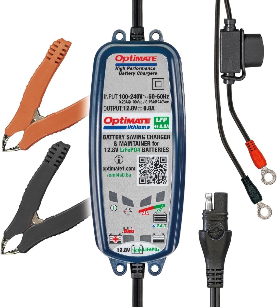 TM-471 OptiMate 4s 0.8A Lithium Battery Charger Maintainer 12.8V