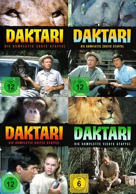 Daktari - Die komplette Season/Staffel 1+2+3+4 # 23-DVD-SET-NEU