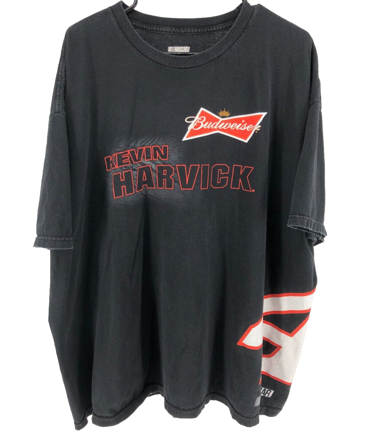 NASCAR Kevin Harvick Budweiser Racing T-Shirt Men's Size 3XL Black