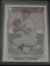 2014 Bowman Draft Silver Ice DP129 Corey Ray Kansas City Royals RC Baseball Card