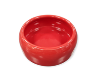 Keramik-Napf Rot - 250Ml Futternapf Kleintiere Nager Napf Meerschweinchen