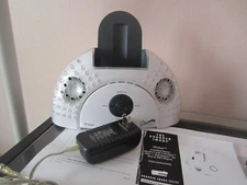 Sharper Image iPulse jukebox Stereo Speakers Universal Dock for iPod SI325  7213
