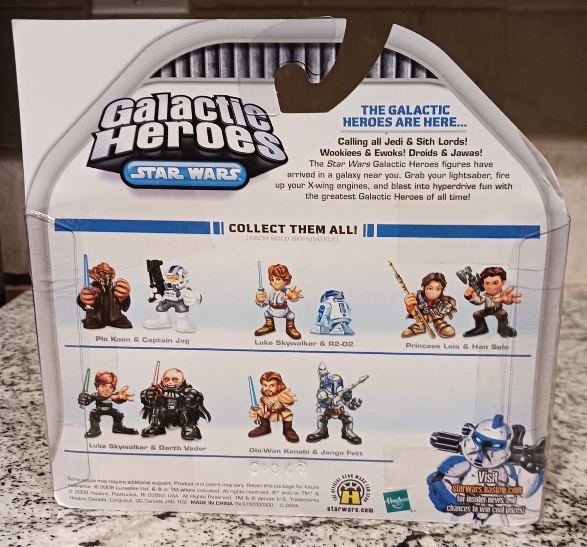 Hasbro Star Wars Galactic Heroes Princess Leia & Han Solo Action