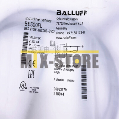 1PCS BRAND NEW ONES BALLUFF BES M12MI-NSC20B-BV02 Sensor&Proximity Switch
