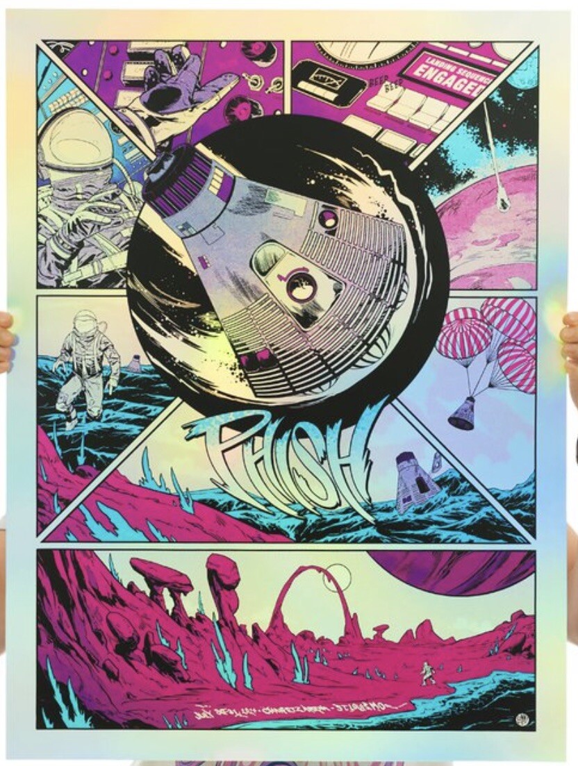 Phish Foil Poster 7/30 7/31 2024 Chaifetz Arena St Louis