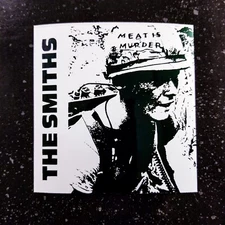 🦇 The Smiths Meat is Murder 4 x 4" Waterproof Vinyl Sticker [💪 HQ Durability]