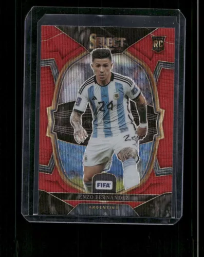 2022-23 Panini Select FIFA #26 Enzo Fernandez Red Wave
