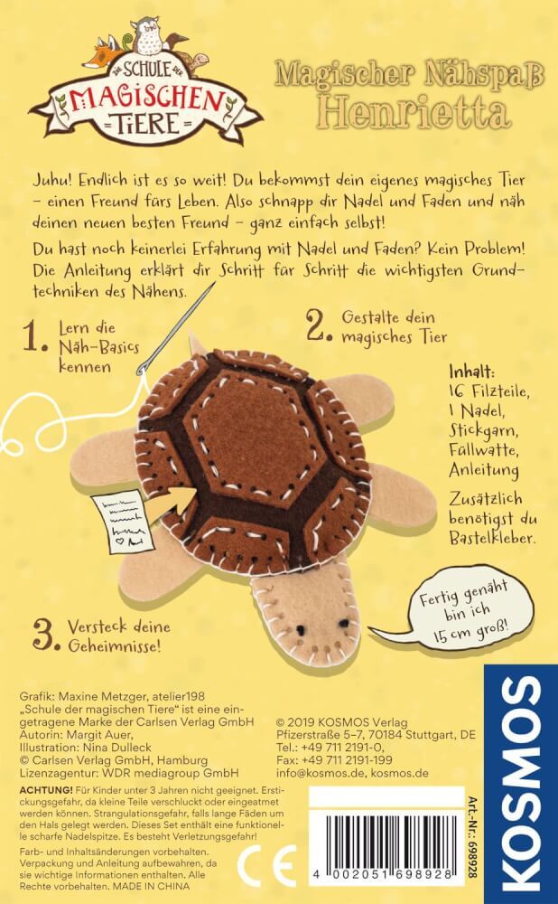 Thumbnail - Die Schule Der Magischen Tiere Nähspaß Henrietta