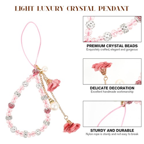 Mobile Phone Decorative Bracelet Beaded Cell Lanyard Strap Charm - Zdjęcie 10 z 10