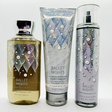 3/PCS SET BATH BODY WORKS BALLET NIGHTS BODY WASH, BODY CREAM BODY MIST