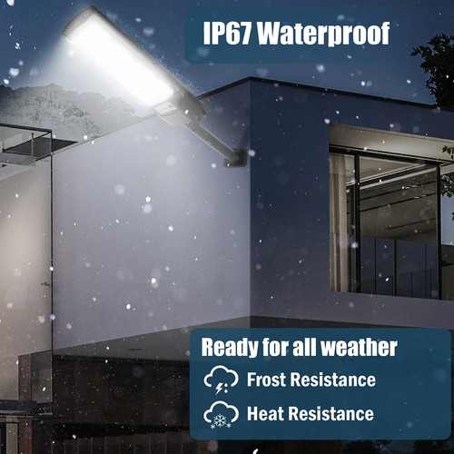 1000W 3 Modes LED Solar Light Motion Sensor Outdoor Flood Lamp Street Wall Yard - Picture 7 of 81