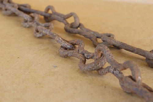 Vintage Chain Antique Early Primitive Ottoman Hooks Chain for Fireplace 19th. - Picture 2 of 9
