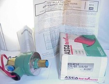 ASCO 8314C14 3 WAY 1/4" NEMA 3, 7, 9 RATED SOLENOID VALVE 120 VAC COIL- NEW