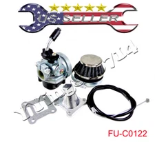 Complete Performance Carburetor Carb Air Filter Kit 47 cc 49 cc Pocket Mini Bike