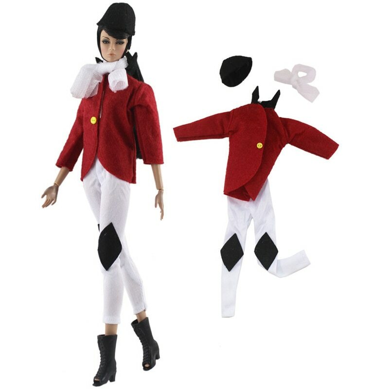 For 11.5" 1/6 Doll Outfits Cosplay Riding Costume Coat