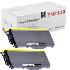 Image of 2 Toner Compatible With Brother TN2110 HL2140 HL2150N HL2170W DCP 7045N 7040