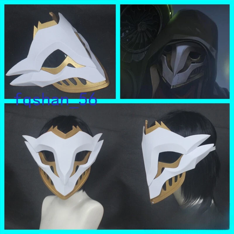 LOL League of Legends Arcane Ekko COS Mask Visual Cosplay Prop Christmas Gifts - Image 3 of 4