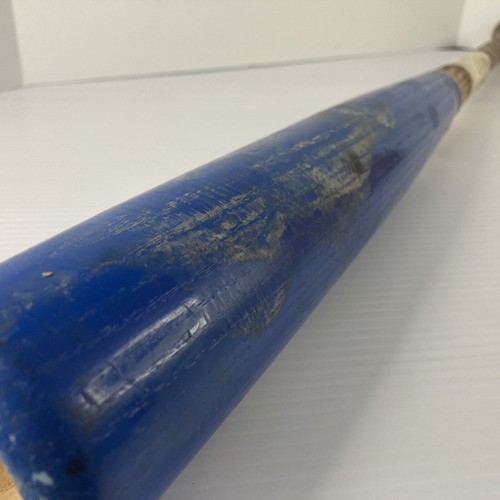 Titan Bat Co. Pro Model P27:1 33" Prime Ash Hand Crafted Wood Baseball Bat Blue - Picture 10 of 11