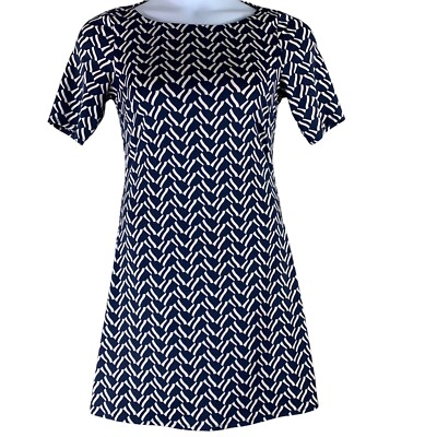 brown and blue mini dress Women's Blue Brown Striped Knit Mini Dress. Gimaguas