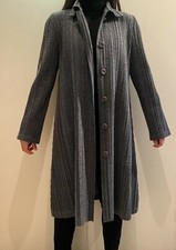 Issey Miyake Slate Gray Pleats Please Smart Jacket W/ Collar Sz M/l