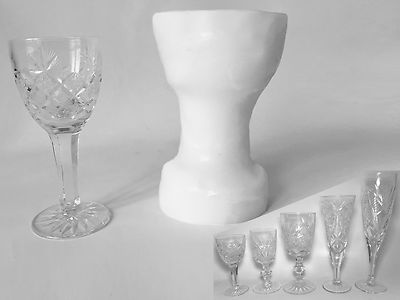 3D wine glass silicone mold mould Isomalt sugar cake decoration