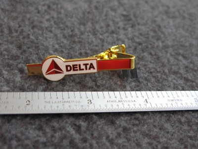 DELTA AIRLINES  /  DAL FEMALE NEW WIDGET LOGO TIE BAR