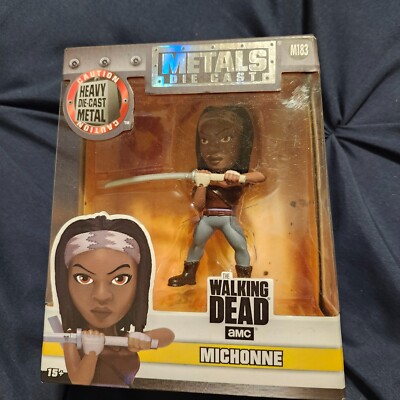 The Walking Dead Metals Die Cast Michonne Figure AMC Jada Toys 2016 New In Box