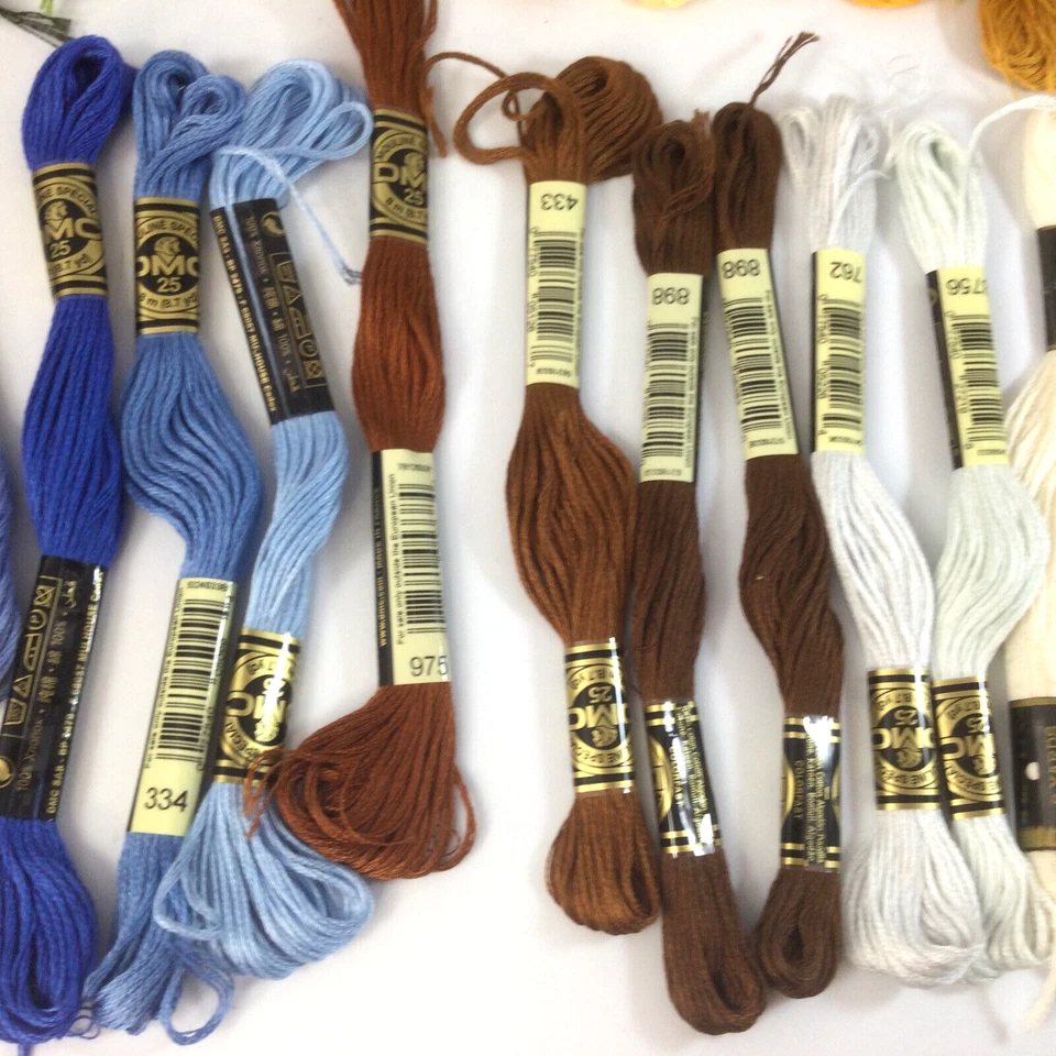 Mouline Special Needlepoint Multicolor Cotton Embroidery Floss Tread Lot 38 New - Image 3 of 4