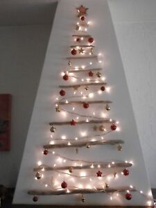 Foto Alberi Di Natale.Albero Di Natale 1 05 M Da Parete Legno Di Mare Appendere Shabby Chic Deco Muro Ebay