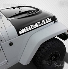 2 Adesivi Stickers cofano Compatibili con Jeep Wrangler Fuoristrada OFF ROAD