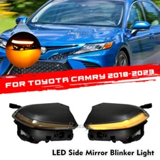 For 2018-2026 Toyota Camry LED Side Mirror Sequential Dynamic Turn Signal Light