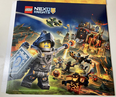Lego Nexo Knights Product Display Podium Cardboard Cube Toys R Us Store Display