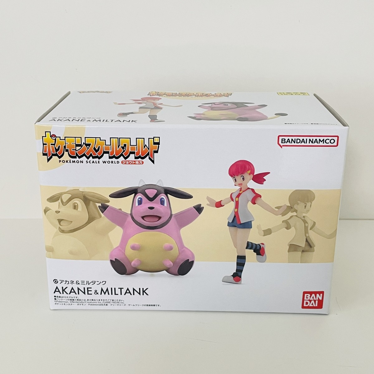 Pokemon Scale World Figure Whitney & Miltank Johto Region