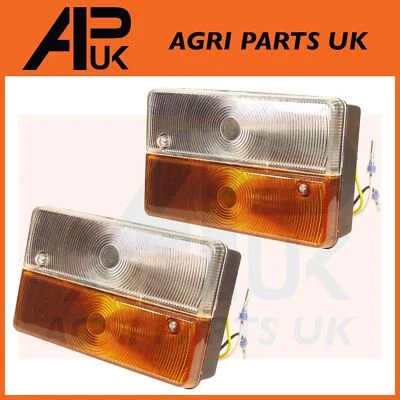 APUK 2x Front Side Light Lamp for JCB 2CX 3C 3CX 3D 4C 4 4CX Backhoe Loader 700/30800
