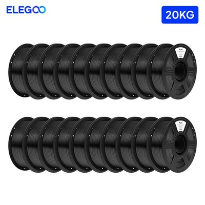 ELEGOO 5×1KG/10×1KG PLA PETG Seide ABS ASA SILK 3D Drucker Filament 1KG Spule