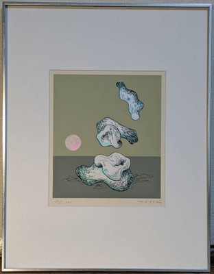 [Authentic work] Print Silkscreen Floating Form A82