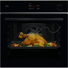 Image of AEG TR7PB731SB 7000 MealAssist Built In 60cm Electric Single Oven Black A++