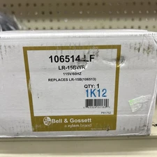 Bell & Gossett 1/12 HP - LR-15BWR - Bronze Circulator Pump - 106514LF