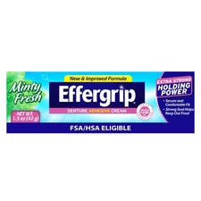 Denture Adhesive Cream, Extra Strong Holding Power, 1.5 oz