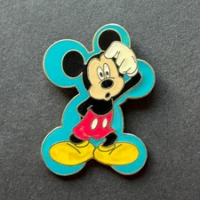 Mickey Mouse Expressions Booster Pin Collection - Confused Disney Pin 50459