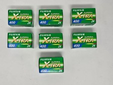 FUJIFILM Superia X-tra 400 Speed 24 Exp 01 - 2015 35mm ColorPrint Film Lot of 7