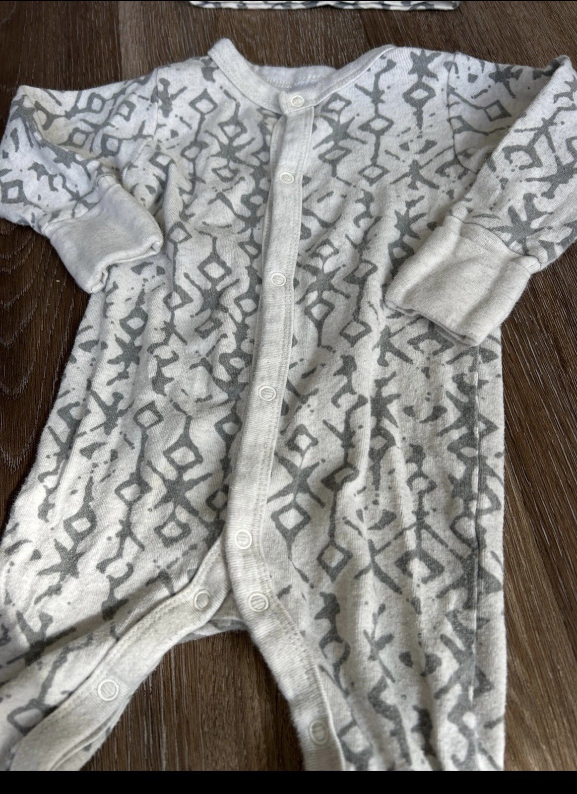 Modern Moments By Gerber Baby 2 Piece Geometric Design Outfit Size 0-3 Mo