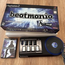 Beatmania Game & Controller (Sony PlayStation 2 PS2, 2006) Complete w/ Box!