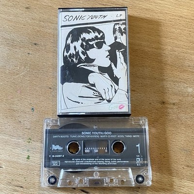 Sonic Youth Goo Cassette Album HX-pro 1990 EU DGC Grunge Post-Punk VG+ Tested
